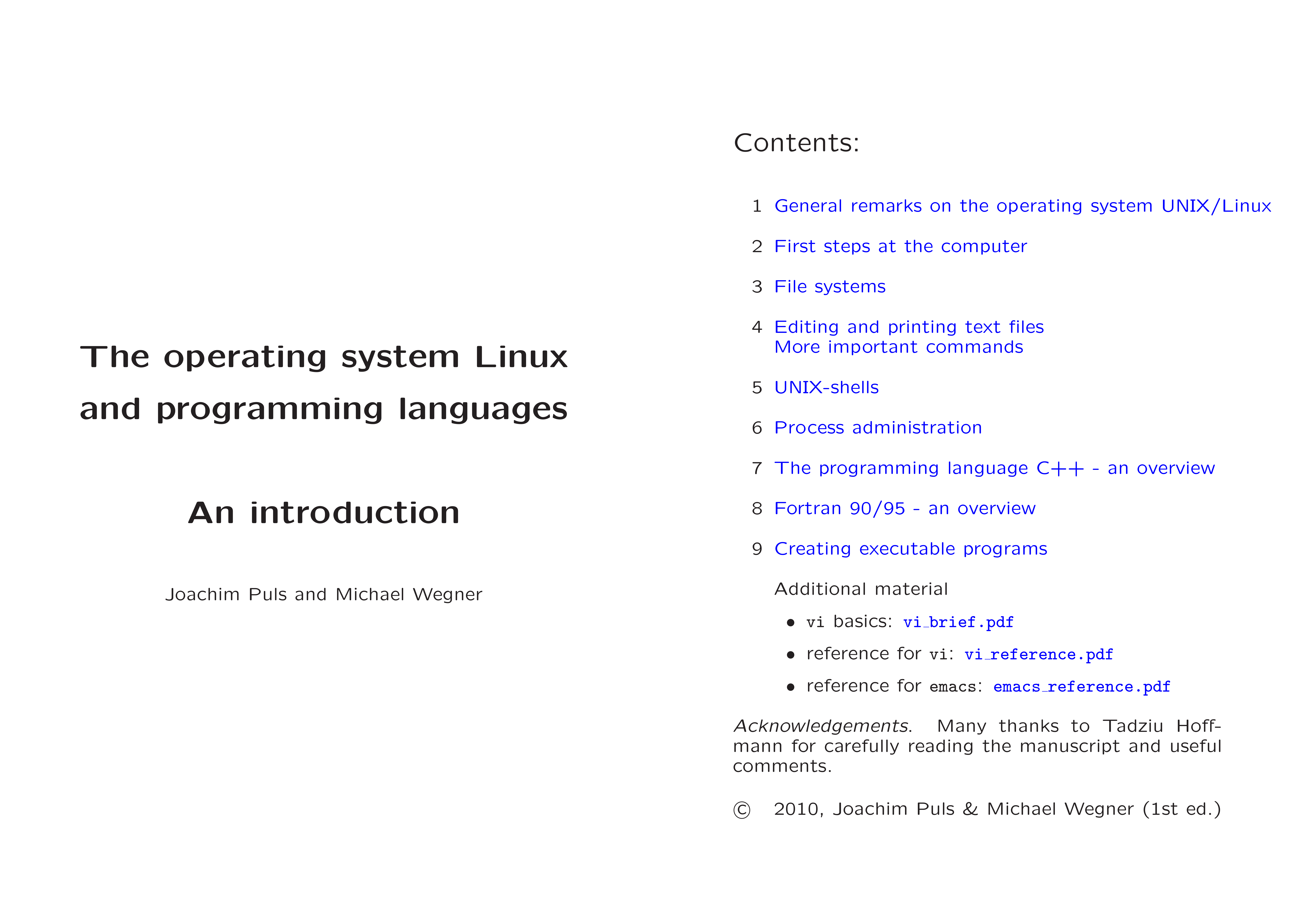 Sistemul de operare Linux și limbaje de programare