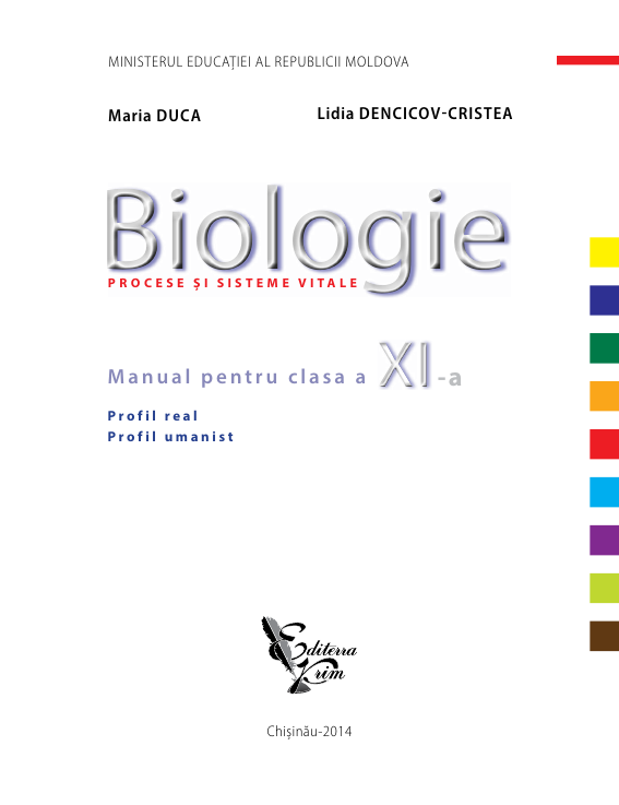 Biologie RO, Clasa 11